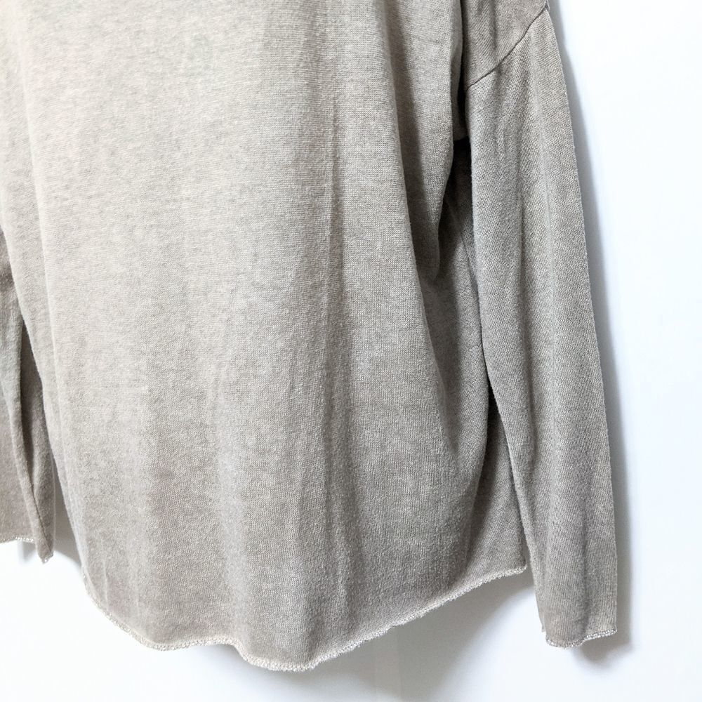 TEMPO PARIS Pearl Embellished Metallic Sweater M/L - Picture 3 of 8